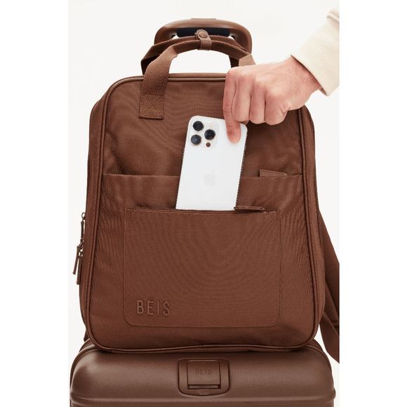 NWT BEIS The Expandable Backpack in Maple - Picture 7 of 7